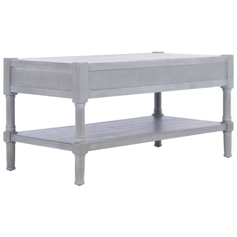 SAFAVIEH Filbert 2-Drawer Bottom Shelf Coffee Table - 37.8" W x 19" L x 19" H