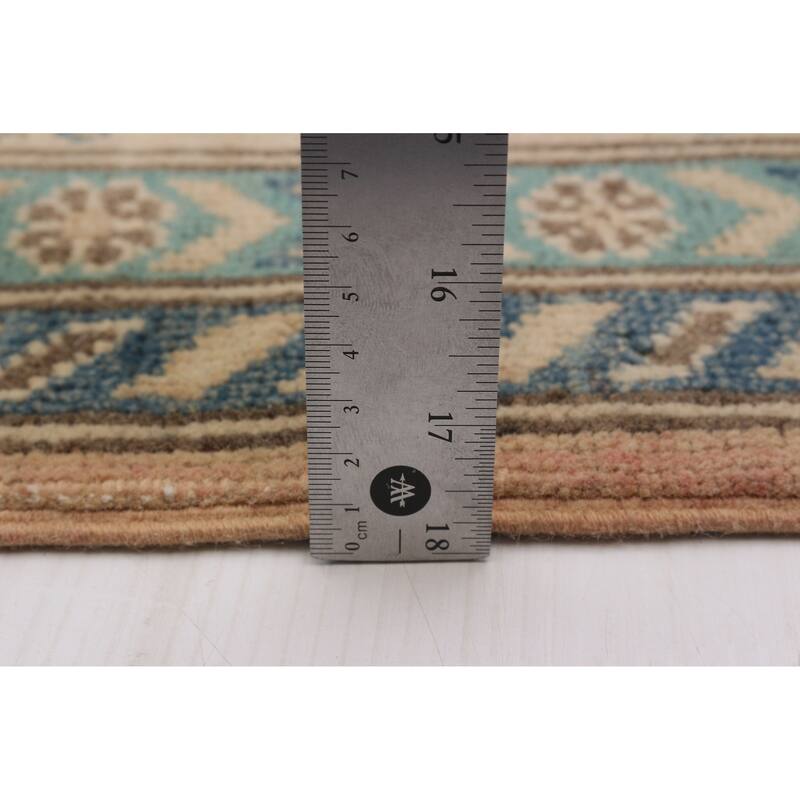 ECARPETGALLERY Hand-knotted Finest Ghazni Copper Wool Rug - 6'7 x 9'10