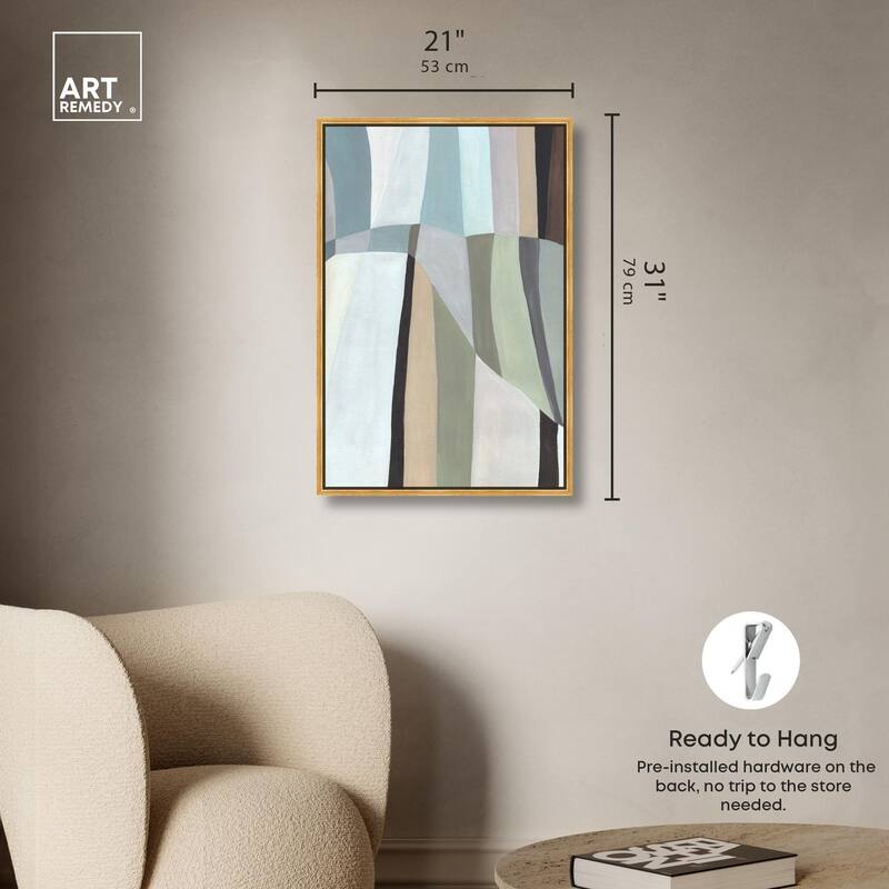 Abstract Fragments I Canvas by Art Remedy
