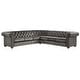 preview thumbnail 12 of 38, Knightsbridge Chesterfield L-shaped Sectional by iNSPIRE Q Artisan