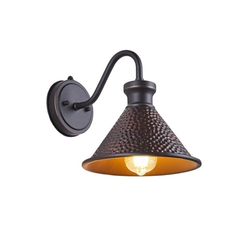 1 Light wall sconce oil rubbed bronze wall lighting aluminum, iron wall lamp fixture