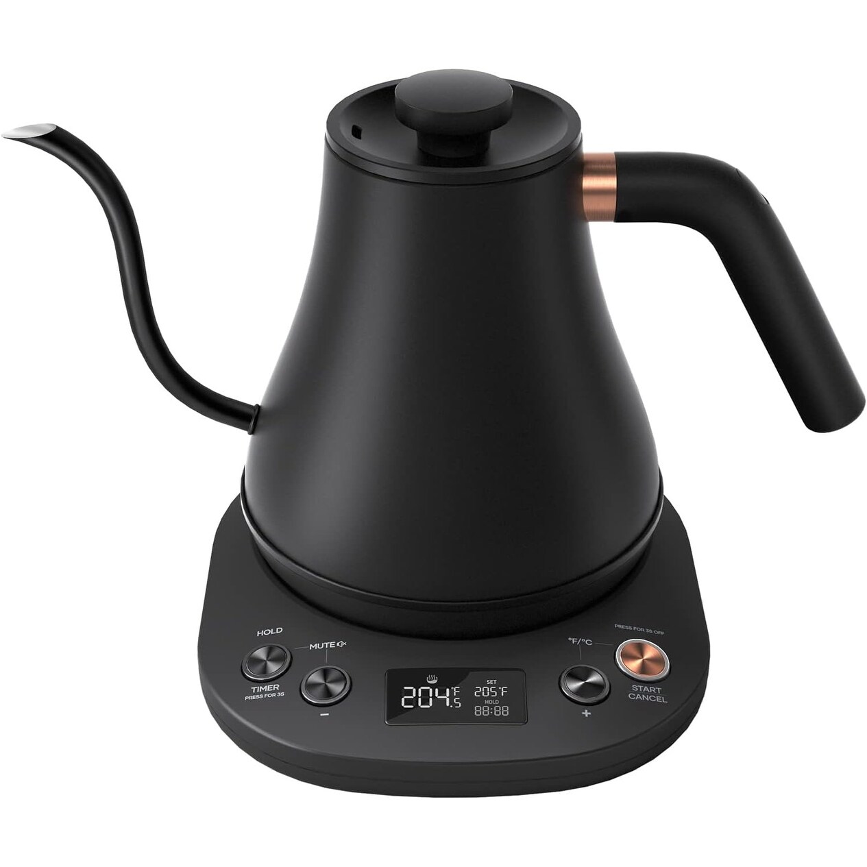 デロンギ　cafekettle Electric Gooseneck Kettle With LCD Display Automatic Shut Off