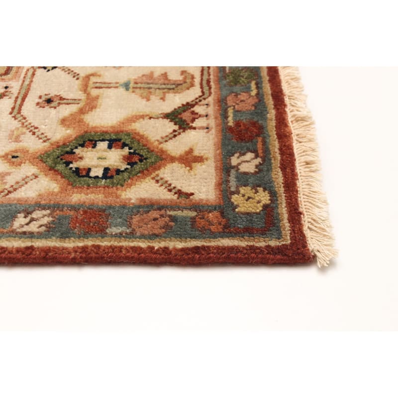 ECARPETGALLERY Hand-knotted Jules Sultane Copper Wool Rug - 5'10 x 9'1