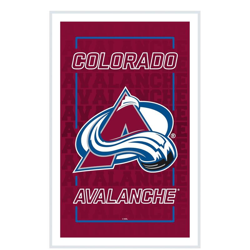 Colorado Avalanche LED Lighted Sign - Maroon