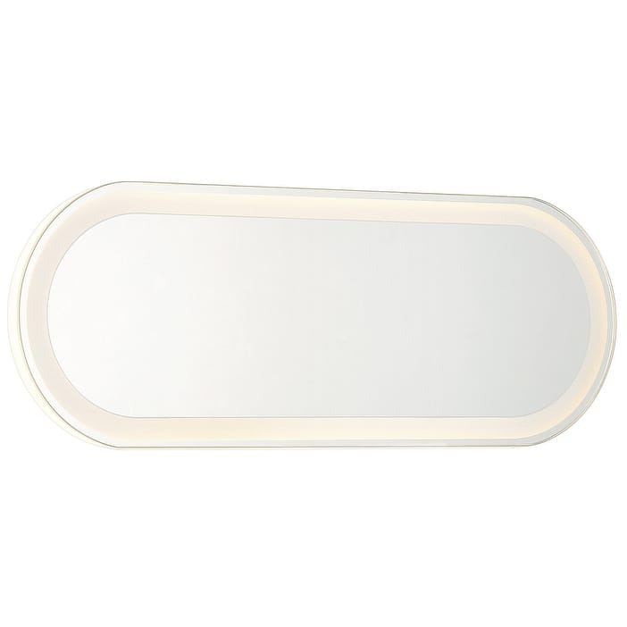 Minka Lavery 6119-0 18" W x 6-3/4" H Contemporary Oval Metal Framed