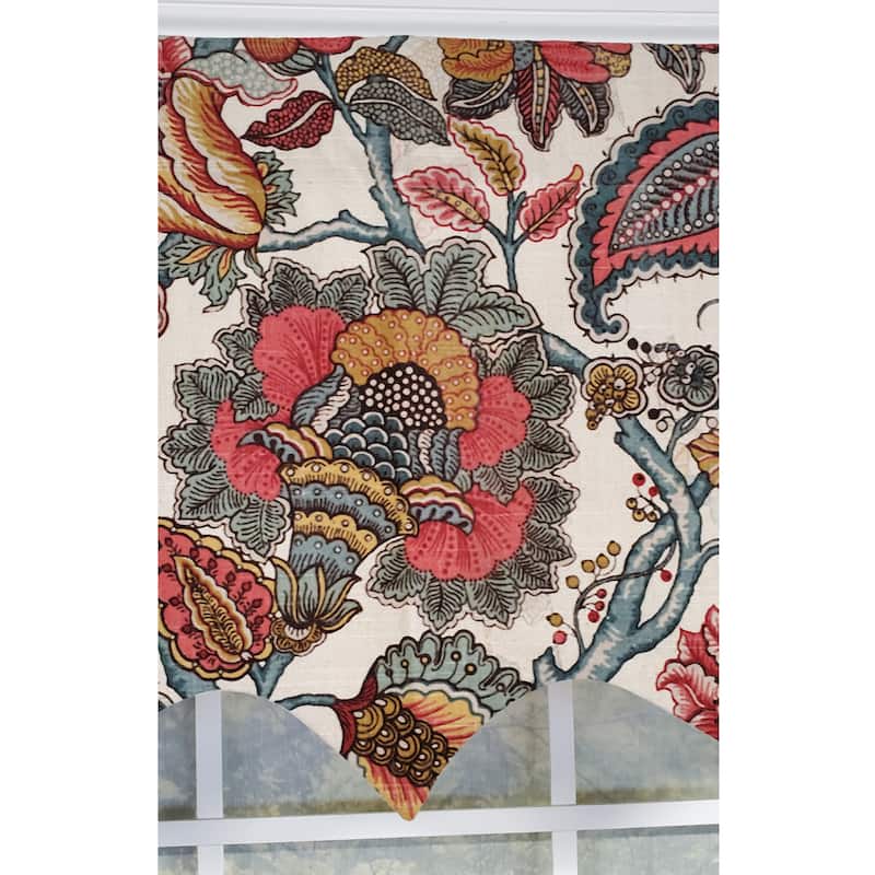 RLF Home Design Solitude Regal Window Valance Color Multi