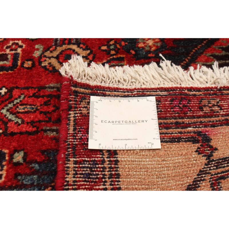 ECARPETGALLERY Hand-knotted Andelz Red Wool Rug - 4'8 x 6'8