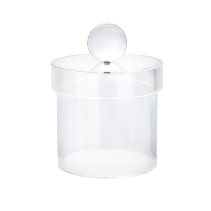 Acrylic Canister with Clear Ball Knob (3 sizes)