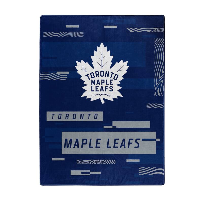NHL Toronto Maple Leafs Digitize Raschel Throw Blanket