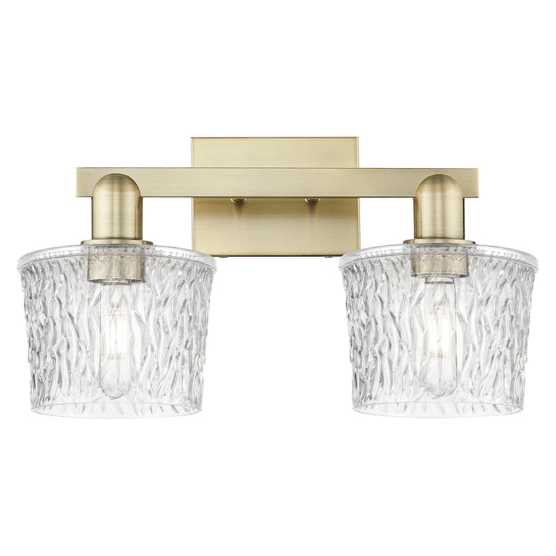 Innovations Lighting Endless Possibilities Arcadia - Niagara - 2 Light 18" Bath Vanity Light - Antique Brass