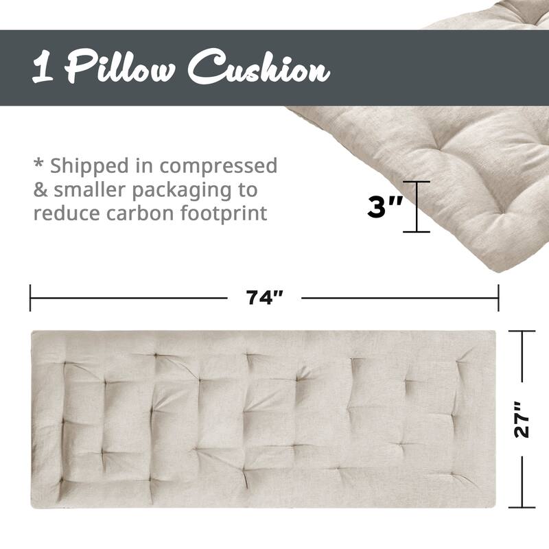Intelligent Designs Arwen Poly Chenille Lounge Floor Pillow