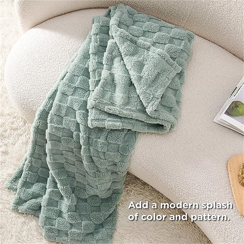 Blanket for Couch Green Throw