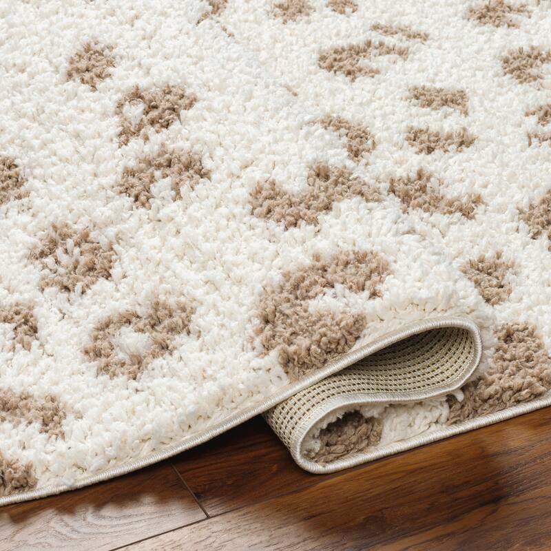 Livabliss Birmingham Animal Print Plush Area Rug