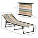 preview thumbnail 3 of 34, Outsunny Folding Chaise Lounge Chair Portable Lightweight Reclining Garden Sun Lounger with 4-Position Adjustable Backrest