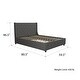 preview thumbnail 12 of 21, CosmoLiving by Cosmopolitan Mercer Upholstered Bed