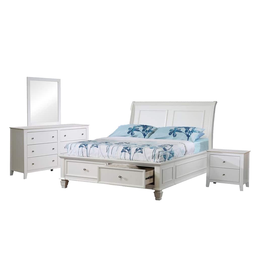 Storage Twin Bedroom Set White