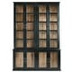 preview thumbnail 7 of 5, Mango Wood and Glass Cabinet - 63.0"L x 11.0"W x 87.0"H