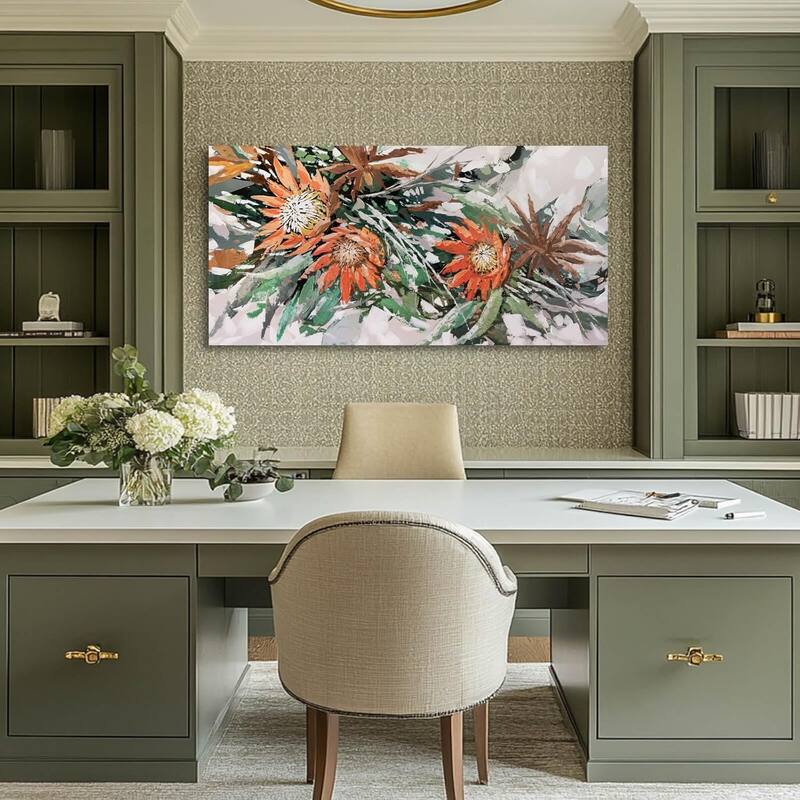 Green Pictures Wall Decor Plants Painting