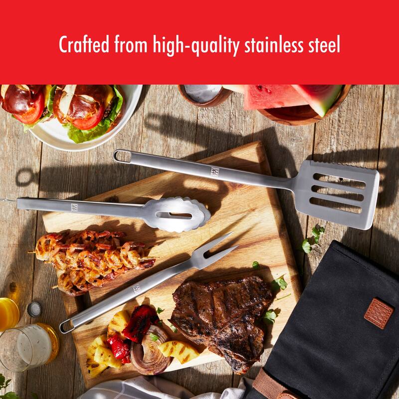 ZWILLING BBQ+ 4-pc Grill Tool Set - Black
