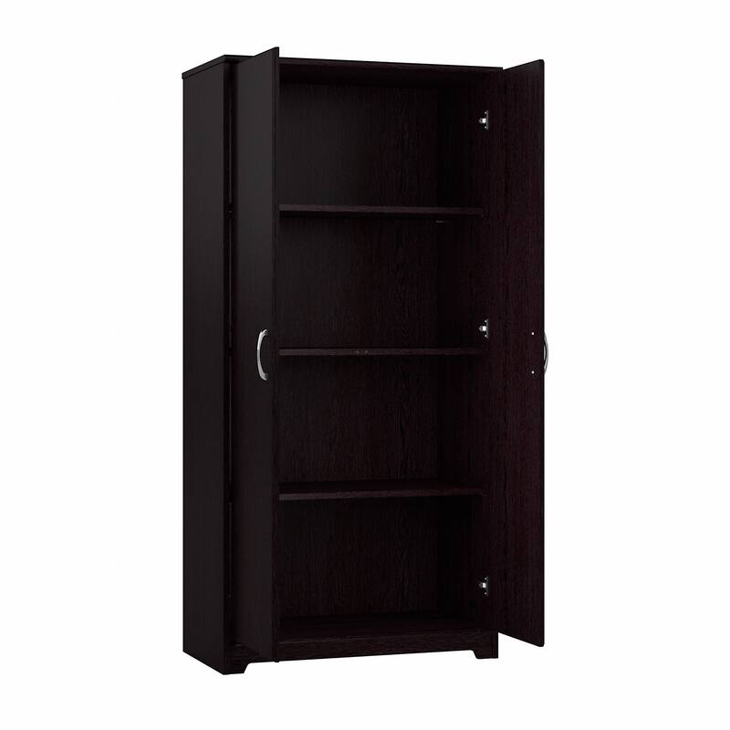 Cabot Tall Storage Cabinet with Doors by Bush Furniture