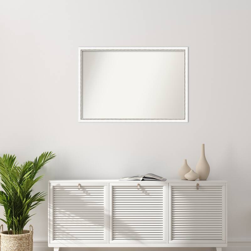 Morgan Non-Beveled Wood Framed Wall Mirror