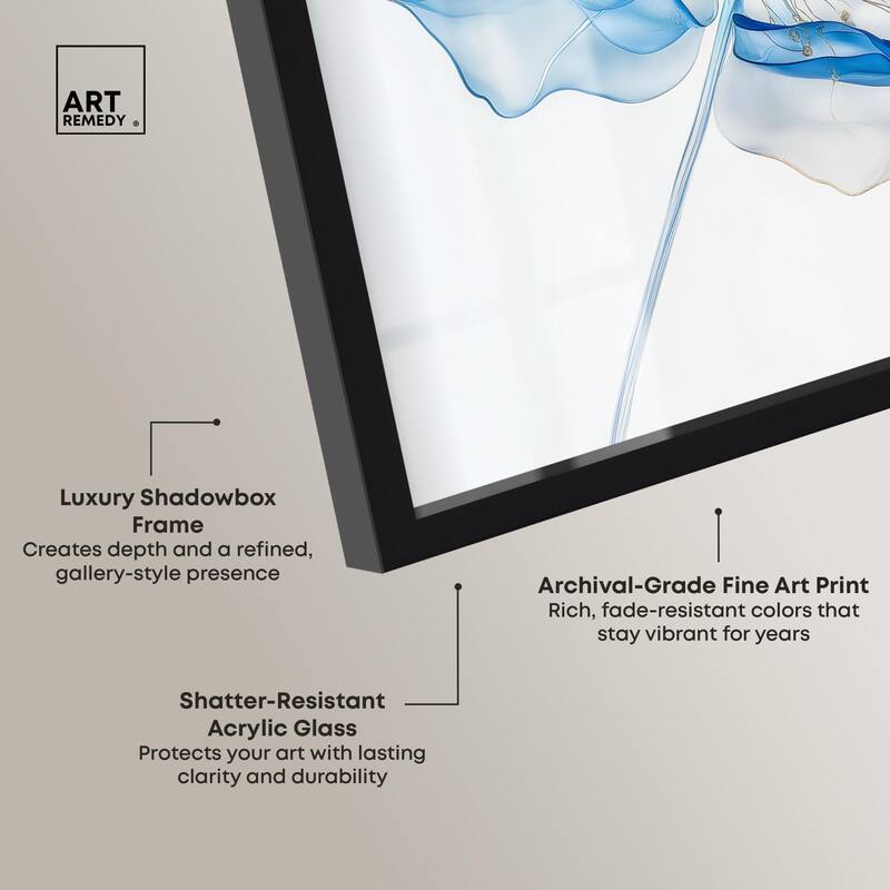 Glacier Ghost Blossom Shadowbox by Art Remedy