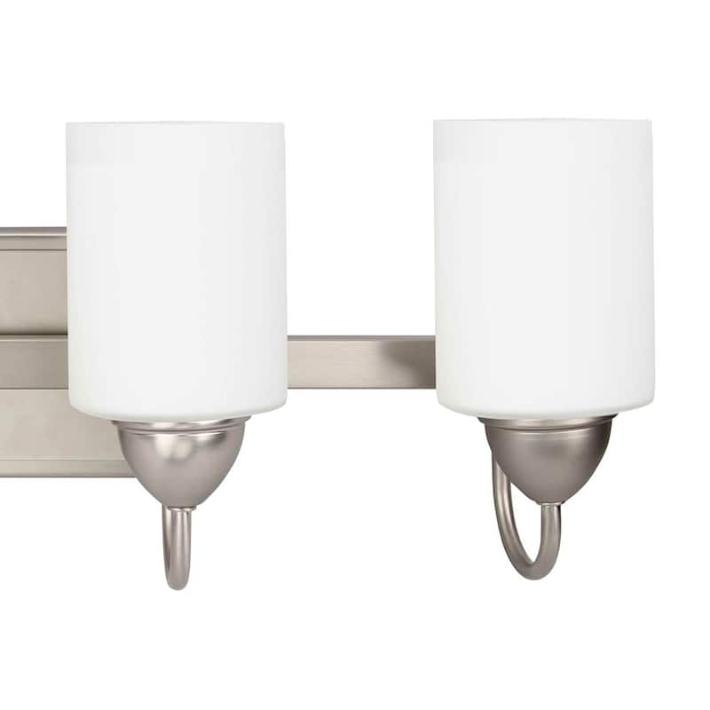 Janel 6 in. 4-Light Brushed Nickel Vanity Light