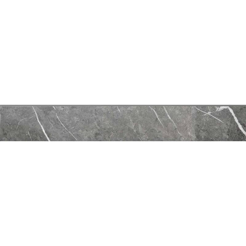 The Tile Life Opera 3x24 Porcelain Bullnose Wall Tile - 3 x 24 - 1 Piece - Grey