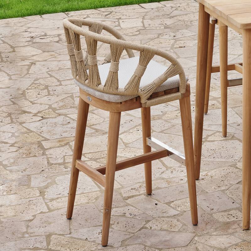 Skyline Design Krabi 5-Piece Pub Set with Sunbrella Cushions