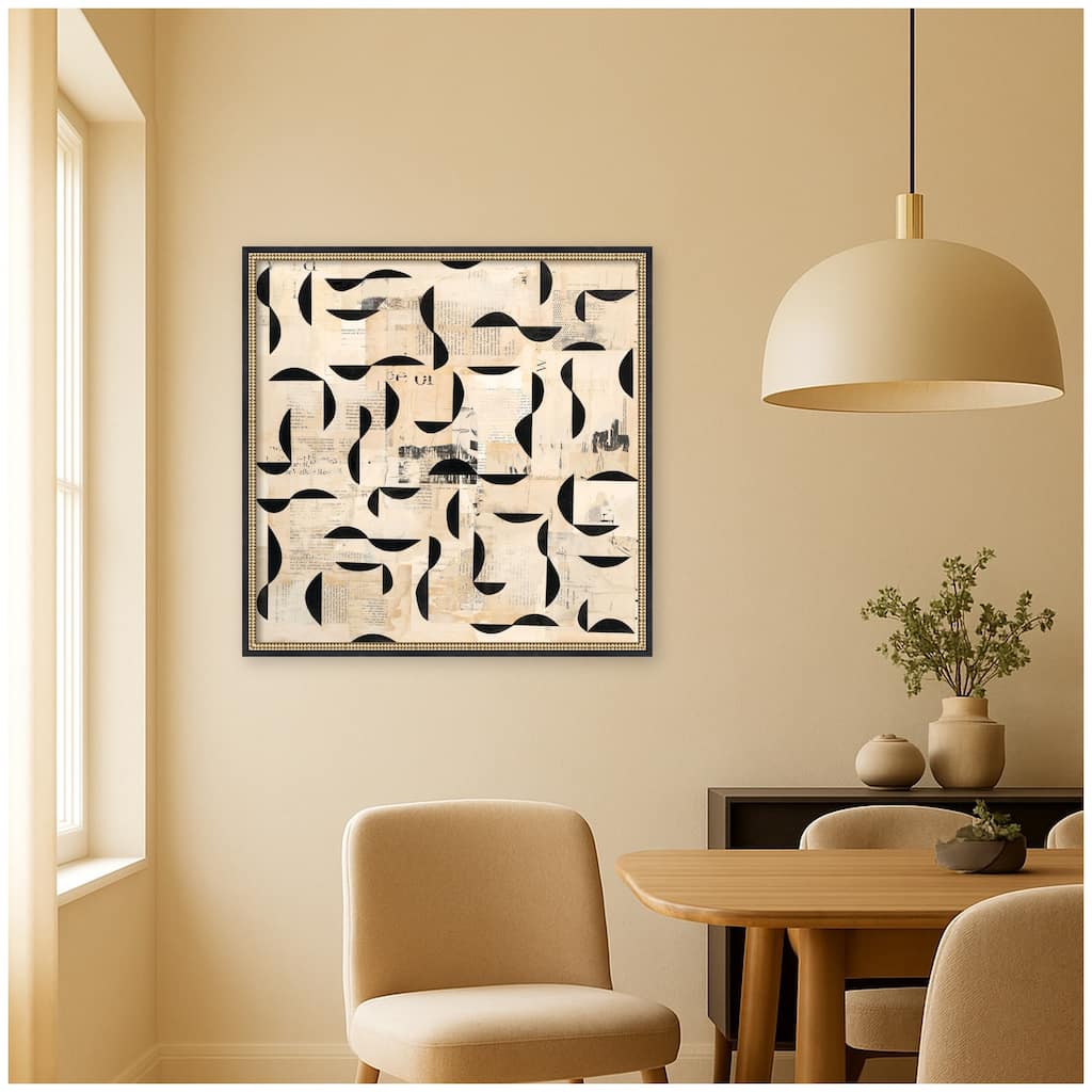 Kate and Laurel Half Moon Bay FC by Felicia Dadak Framed Mounted Canvas Wall Art Print