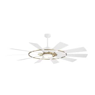 MLiAN Ceiling Fan with Lights Remote Control 6-Speed DC