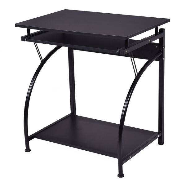 Shop Gymax Computer Desk With Pullout Keyboard Tray Pc Desk