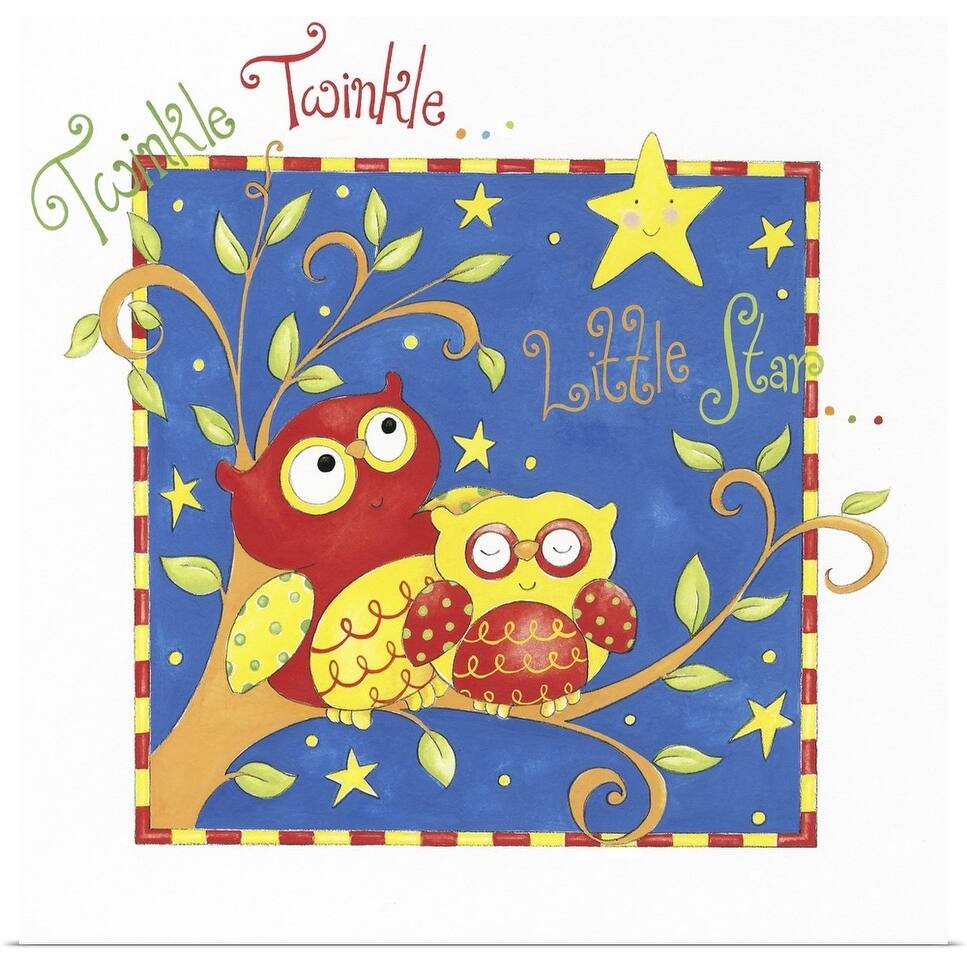 "Twinkle Twinkle Little Star" Poster Print - Multi