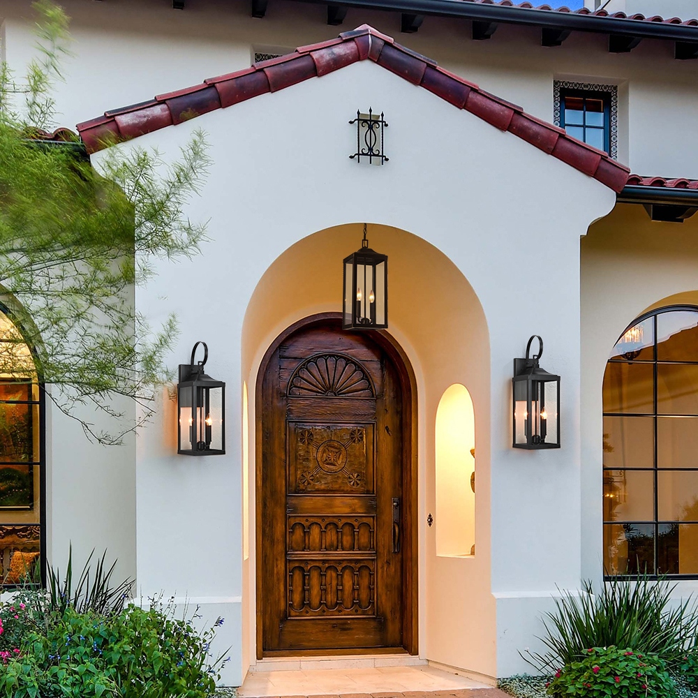 Outdoor front door pendant light discount