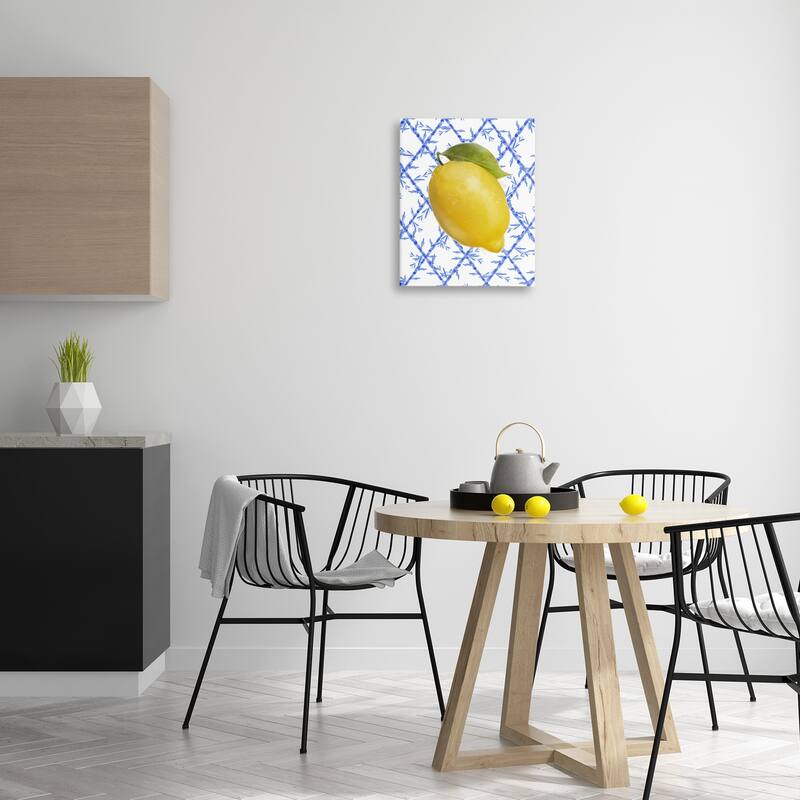 Stupell Lemon Over Bamboo Vines Canvas Wall Art Design By Matthew Piotrowicz