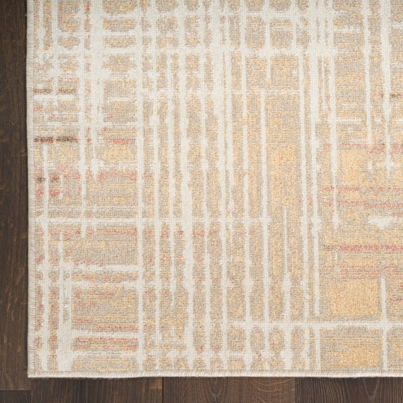 Nourison Washable Decor Indoor only Machine Washable Abstract Area Rug