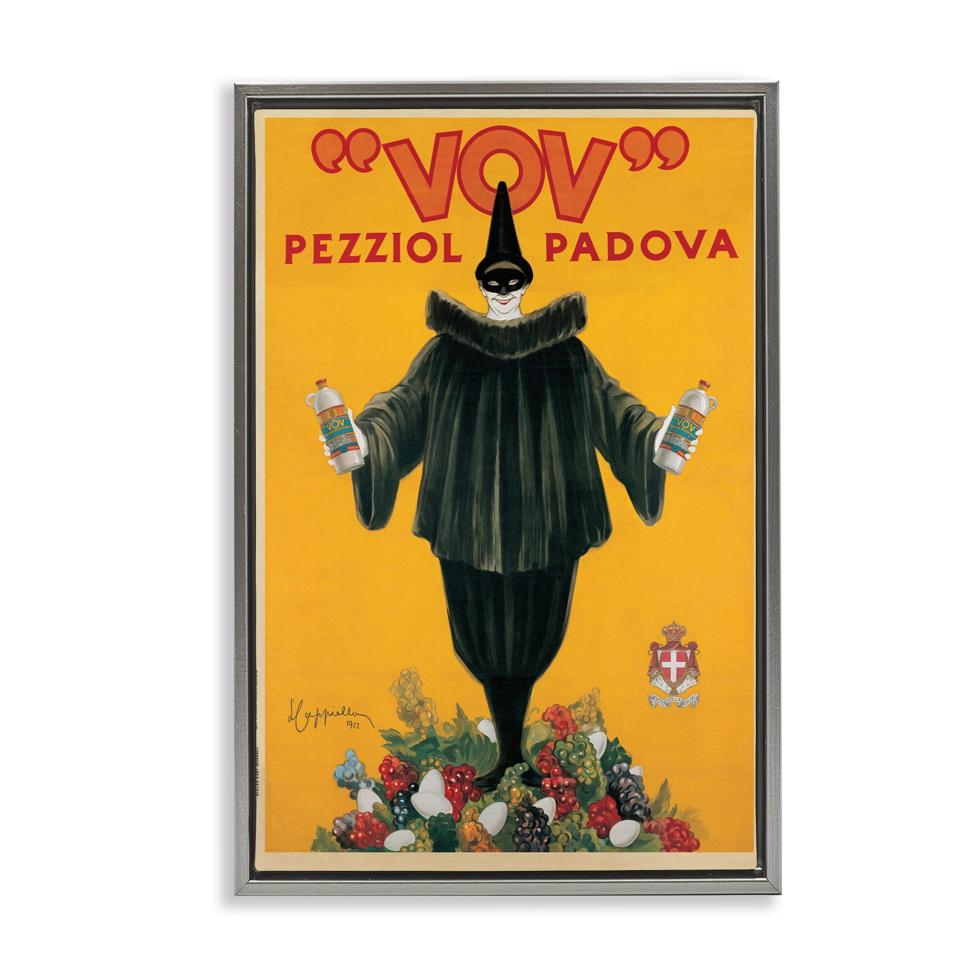 Stupell Vintage Drink Poster Framed Floater Canvas Wall Art Design By Vintage Poster