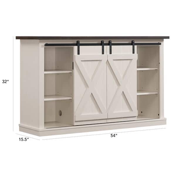 Cottonwood Two-Tone TV Stand for TVs up to 60 inches