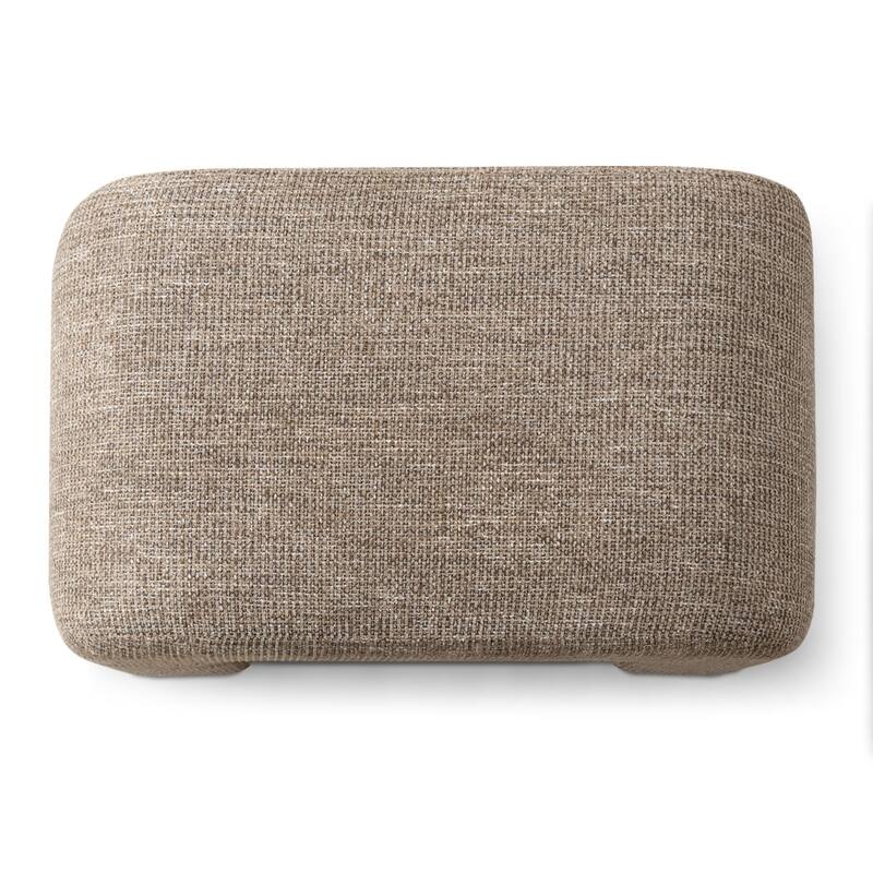 28" Fully Upholstered Small Waterfall Bench