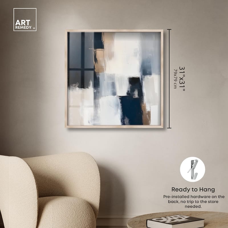 Blue Mood Depth II Shadowbox by Art Remedy