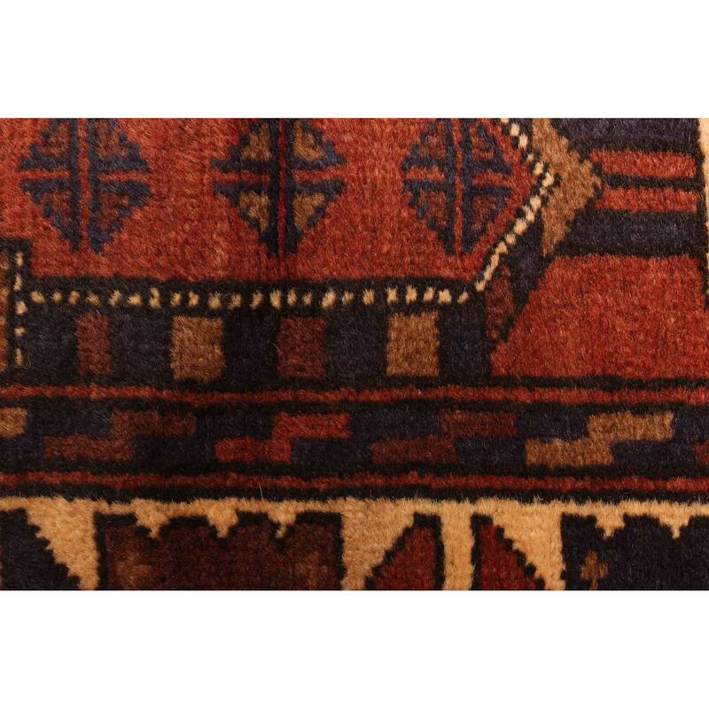 ECARPETGALLERY Hand-knotted Teimani Copper Wool Rug - 2'7 x 4'4