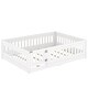 preview thumbnail 10 of 10, Solid Wood Kids Full Size Floor Bed