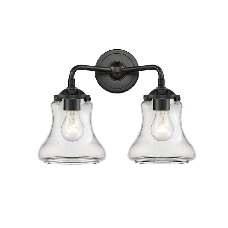 Innovations Lighting Bellmont 2 Light 14" Wide Bathroom Vanity Light - Oil Rubbed Bronze / Clear