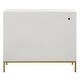 preview thumbnail 11 of 9, Uttermost Front Range White 2 Door Cabinet - 40.25"W x 34"H x 13"D