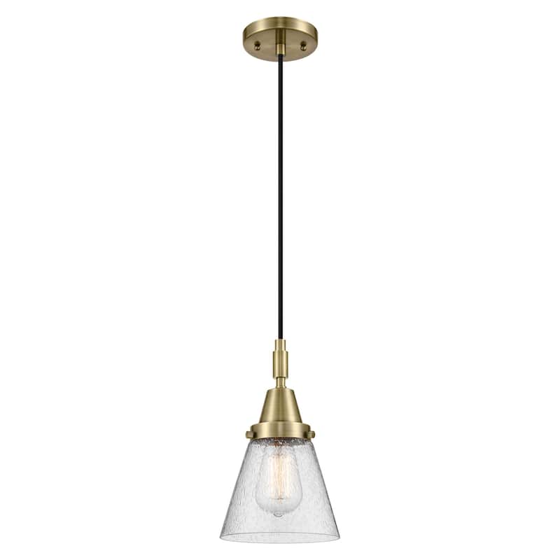 Innovations Lighting 447-1P-G64 Cone 6" Wide Mini Pendant with Clear,