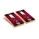preview thumbnail 1 of 3, St. Johns University SJU Red Storm Cornhole Board Set - Vintage Wooden