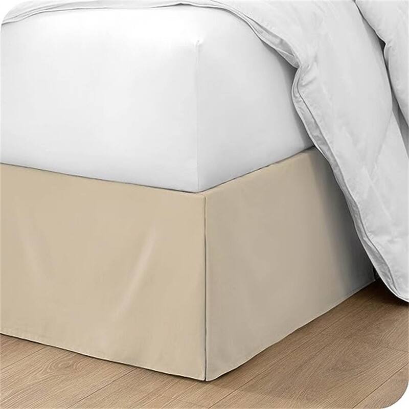Pleated bed skirt - Sand - Queen