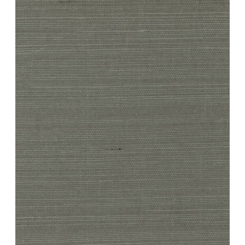 Seabrook Designs Pewter Sisal Gasscloth Unpasted Wallpaper - 36 in W x 24 ft. L - 36 in W x 24 ft. L - Pewter