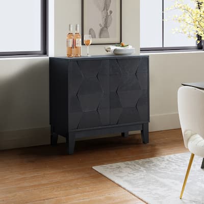 Martina Modern 2-door Ample Storage Cabinet With Adjustable Shelves By HULALA HOME