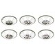 preview thumbnail 1 of 5, Portmeirion Set of 6 Botanic Garden Oatmeal Bowls - 6.5 in